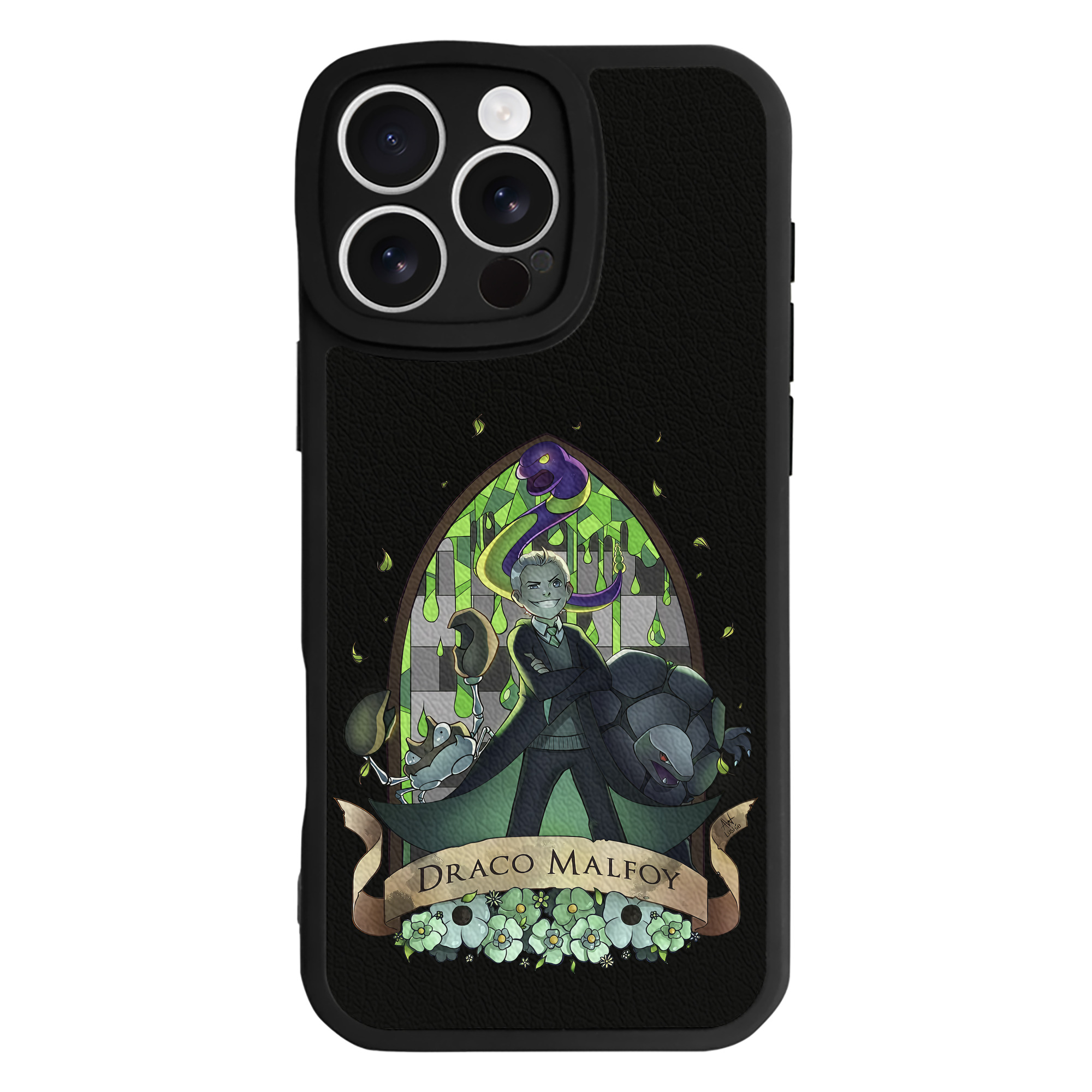 （画像用） Harry Potter ハリー・ポッターシリーズ 【iPhone 16シリーズ対応】シリコンスマホケース（レザー調） 材質：シリコン